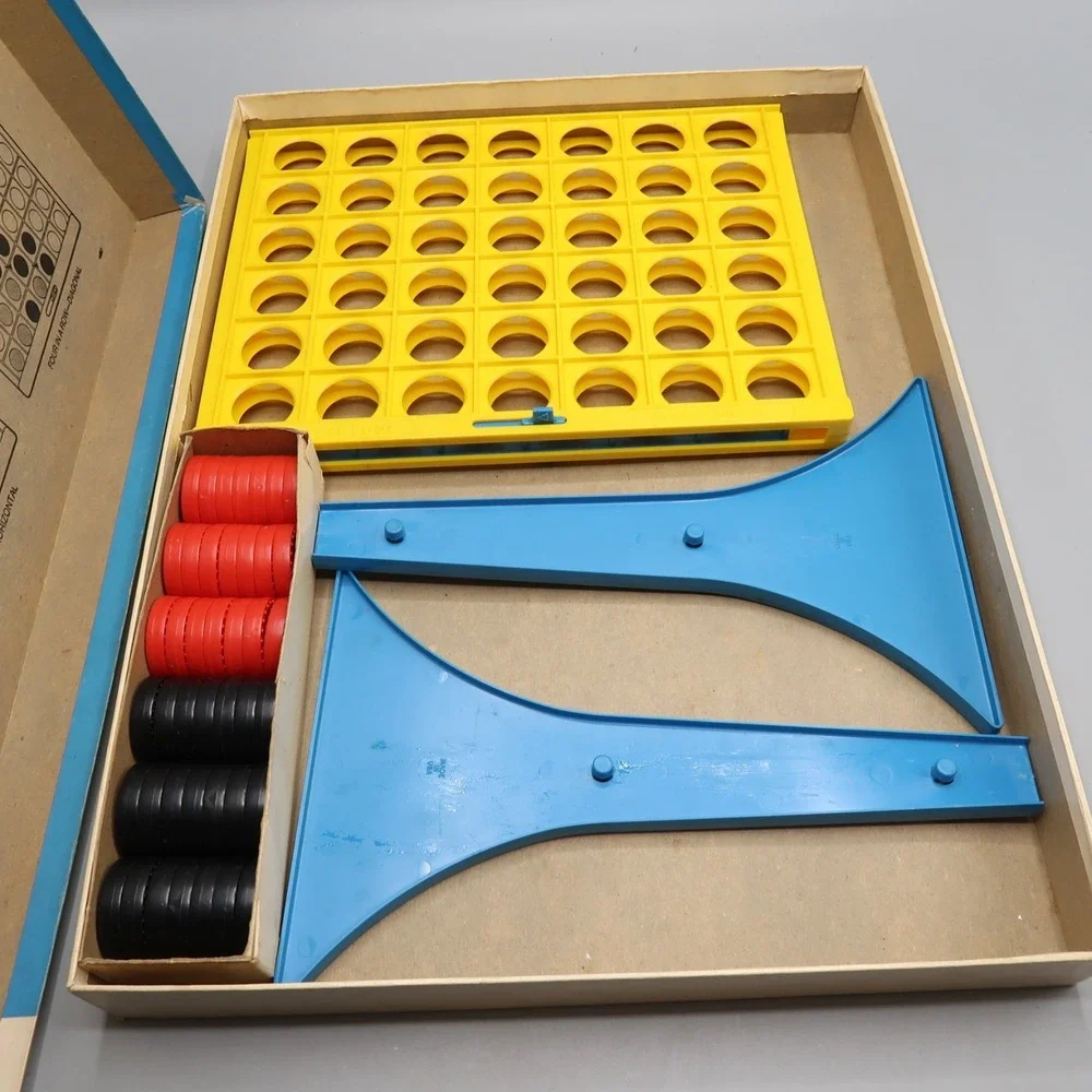 Vintage Connect Four Complete Milton Bradley 1978 Kids Children's Game #4430